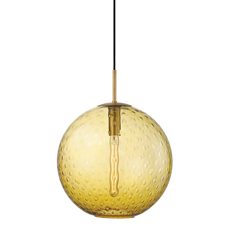 Hudson Valley - 2015-AGB-LA - One Light Pendant - Rousseau - Aged Brass