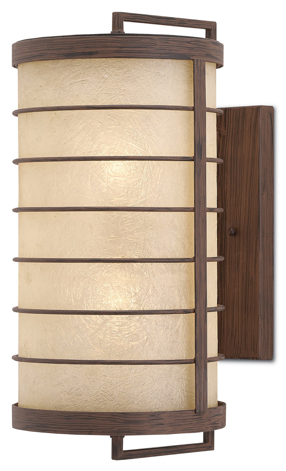 Currey and Company - 5000-0055 - Two Light Wall Sconce - Mitchiakari - Faux Wenge