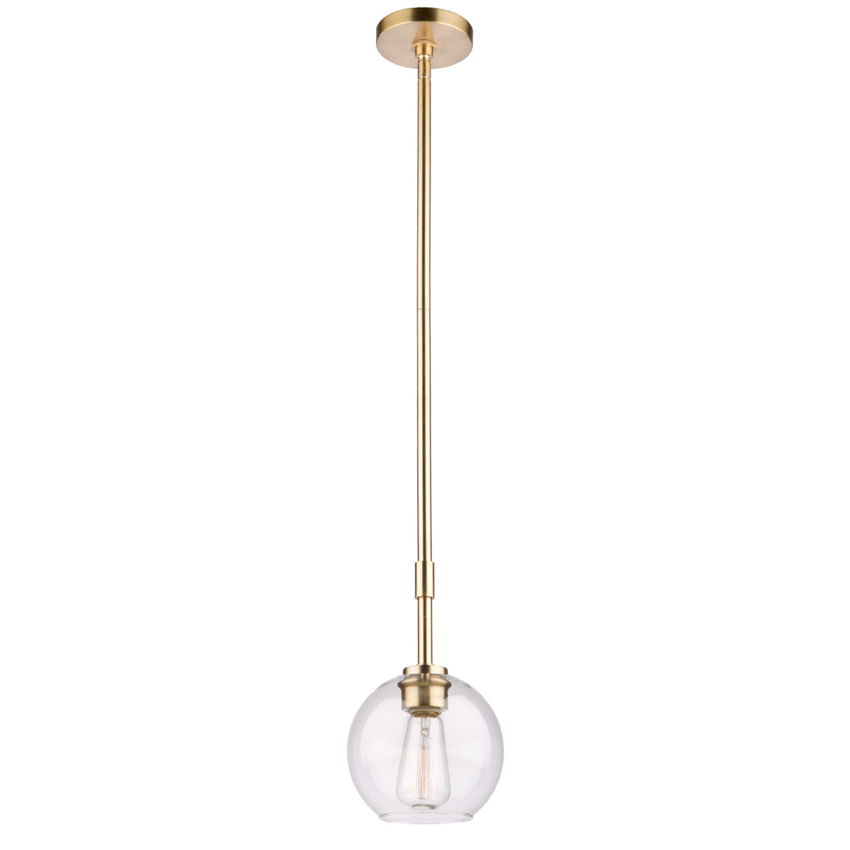 Artcraft - SC13120SB - One Light Pendant - Hamilton - Satin Brass