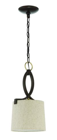 Craftmade - 46391-ANGBZ - One Light Mini Pendant - Colonial - Antique Gold/Bronze