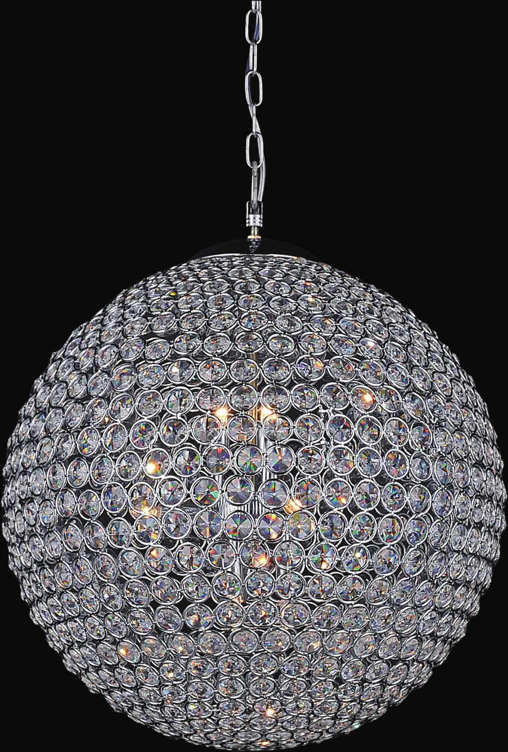 CWI Lighting - QS8353P40C - 26 Light Chandelier - Globe - Chrome