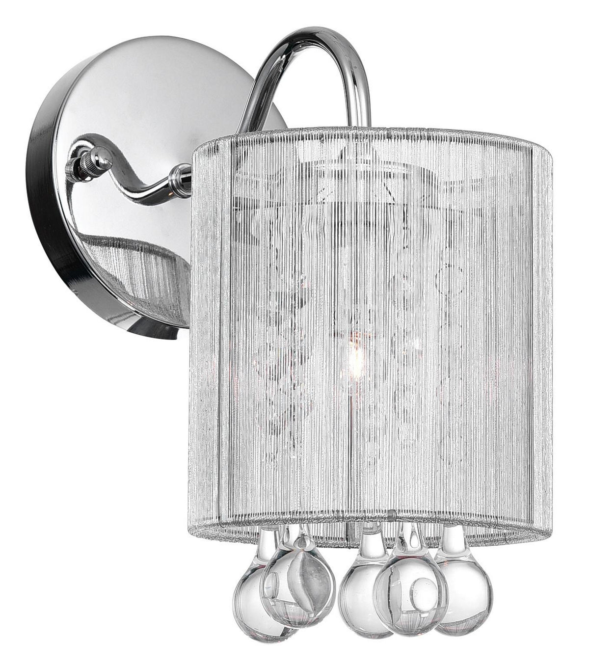 CWI Lighting - 5006W5C-1 (S) - One Light Bathroom Sconce - Water Drop - Chrome