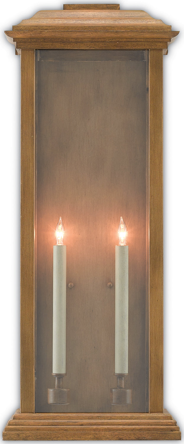 Currey and Company - 5000-0096 - Two Light Wall Sconce - Raoul - Chestnut