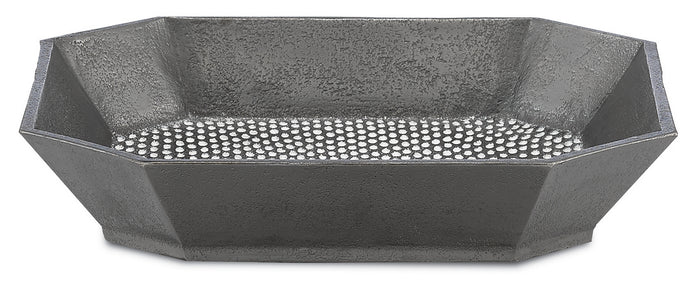 Currey and Company - 1200-0030 - Tray - Robah - Graphite/White