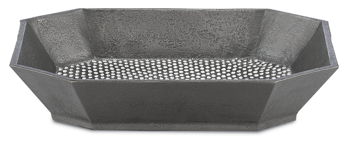 Currey and Company - 1200-0030 - Tray - Robah - Graphite/White