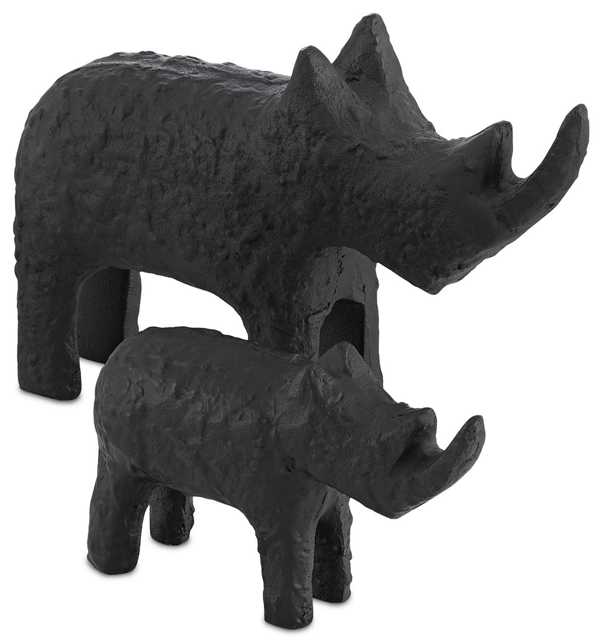 Currey and Company - 1200-0064 - Rhino - Kano - Textured Matte Black