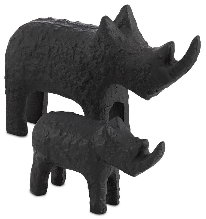 Currey and Company - 1200-0064 - Rhino - Kano - Textured Matte Black