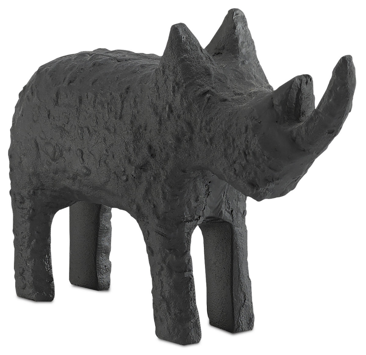 Currey and Company - 1200-0064 - Rhino - Kano - Textured Matte Black