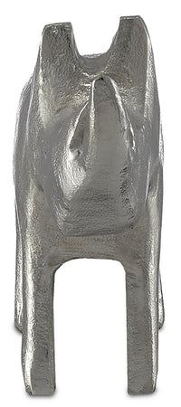 Currey and Company - 1200-0083 - Rhino - Kano - Silver