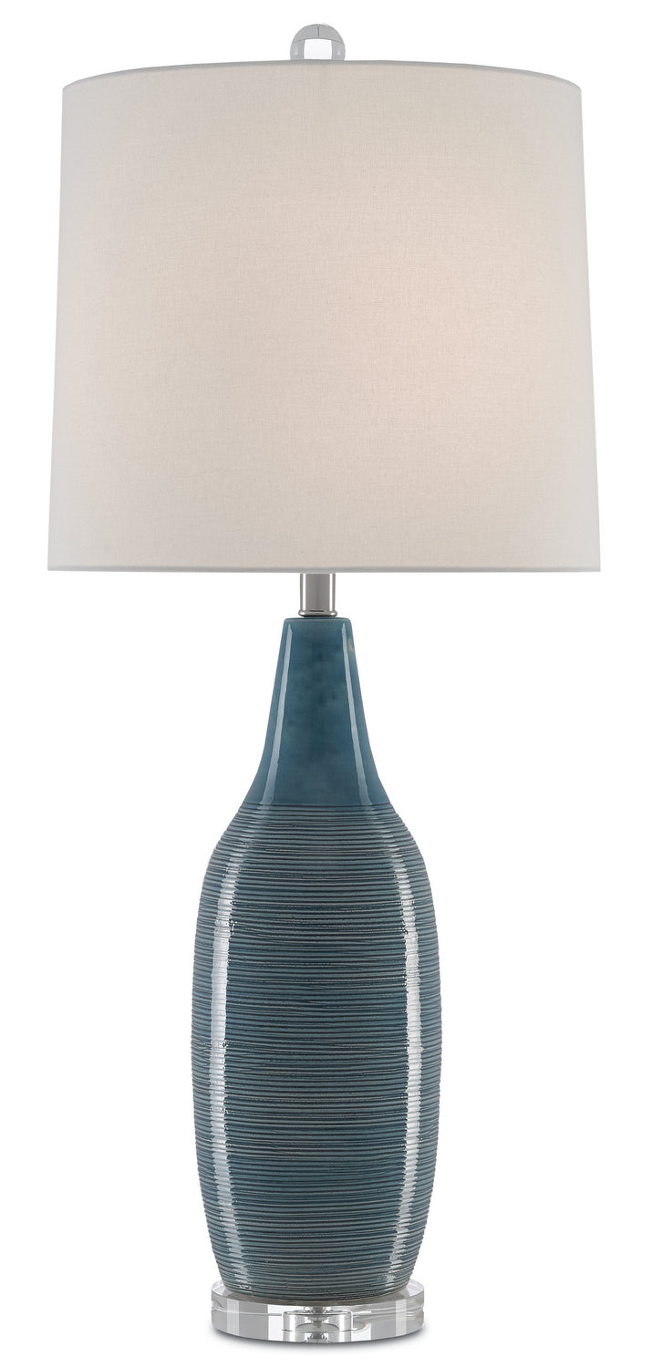 Currey and Company - 6000-0381 - One Light Table Lamp - Teal