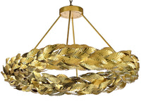 Currey and Company - 9000-0515 - LED Chandelier - Apollo Collection - Contemporary Gold Leaf/Painted Gold