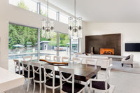 Alora - CH311633PNCG - Six Light Chandelier - Revolve Ii - Clear Glass/Polished Nickel