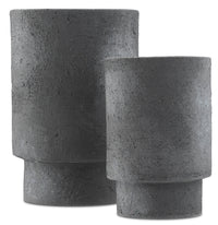 Currey and Company - 1200-0185 - Vase - Tambora - Black Ash