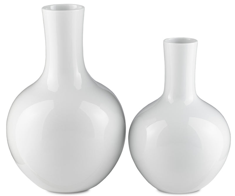 Currey and Company - 1200-0216 - Vase - Imperial - Imperial White