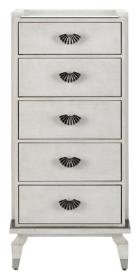 Currey and Company - 3000-0133 - Chest - Serena - Gray Salt/Pewter