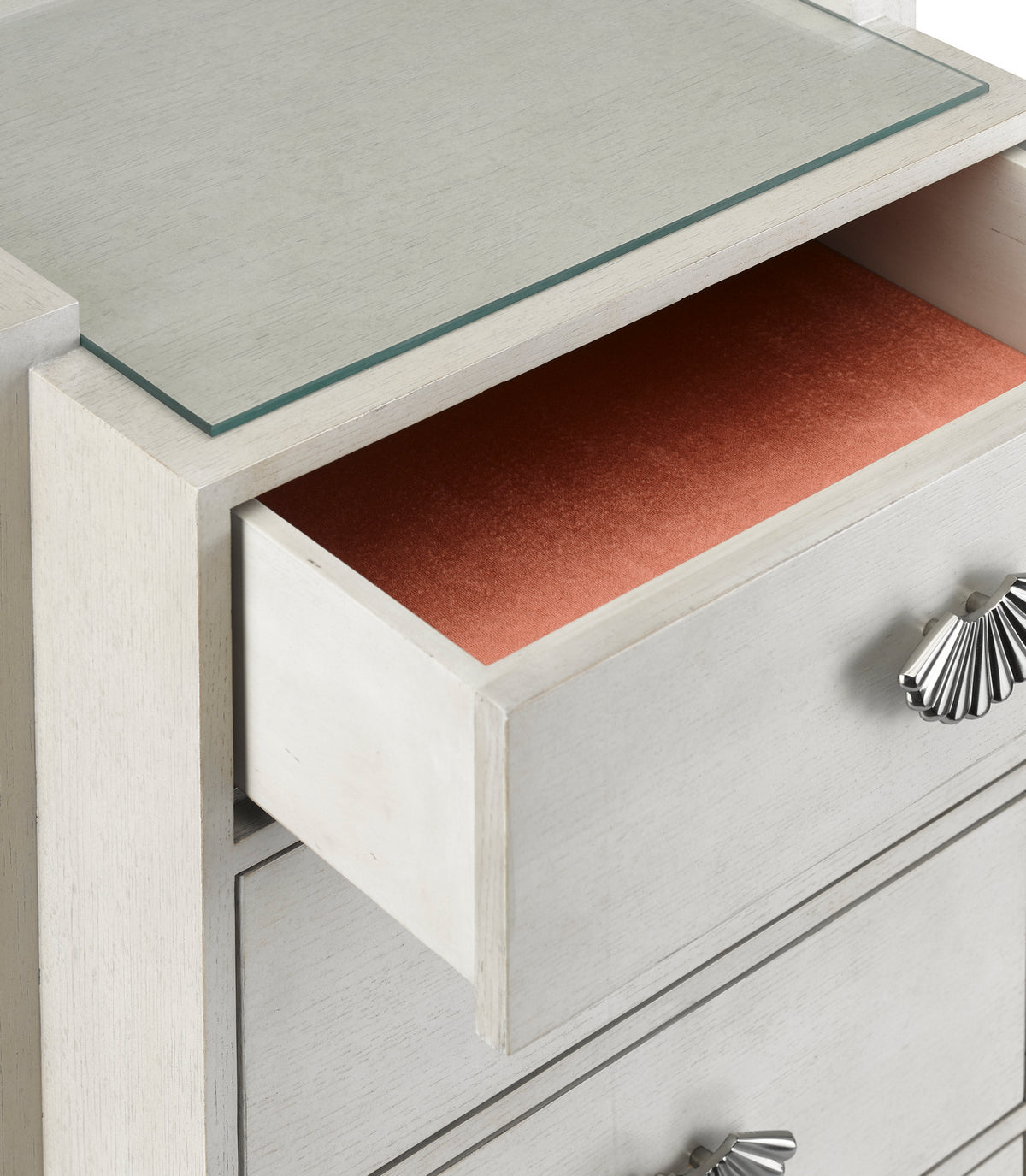 Currey and Company - 3000-0133 - Chest - Serena - Gray Salt/Pewter