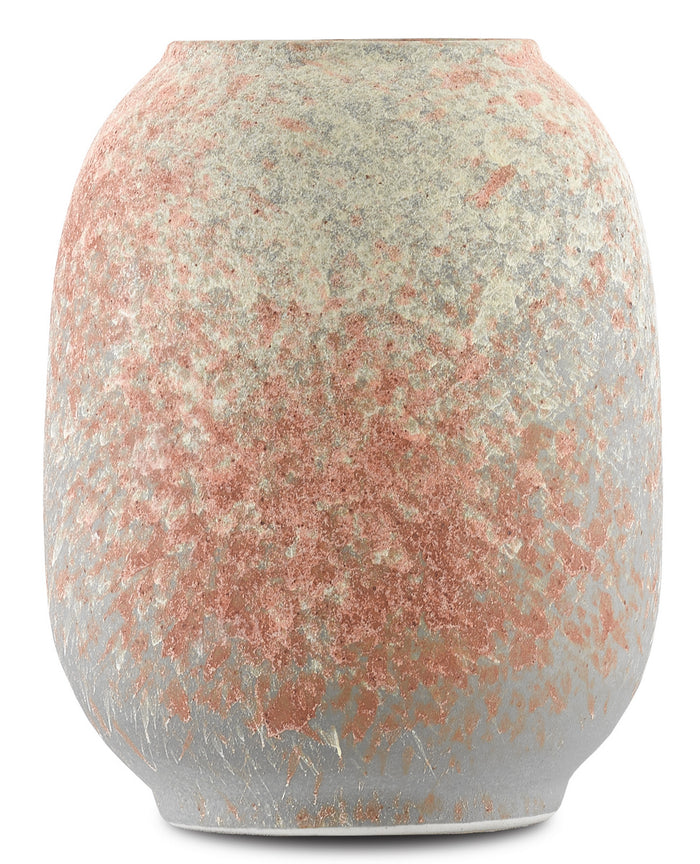 Currey and Company - 1200-0319 - Vase - Sunset - Gray/Sand/Coral