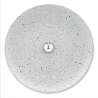 Currey and Company - 5000-0156 - One Light Wall Sconce - Entree - Off White/Khaki/Contemporary Silver Leaf