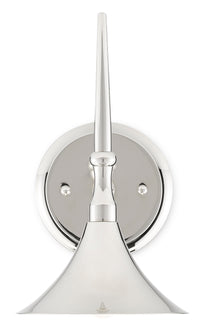 Currey and Company - 5000-0160 - One Light Wall Sconce - Barry Goralnick - Polished Nickel