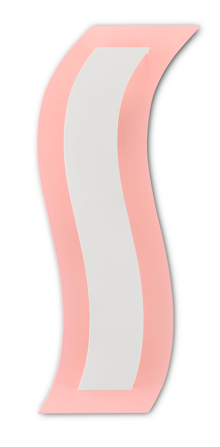 Currey and Company - 5000-0173 - One Light Wall Sconce - Sasha Bikoff - Blush Pink/White