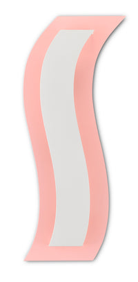 Currey and Company - 5000-0173 - One Light Wall Sconce - Sasha Bikoff - Blush Pink/White