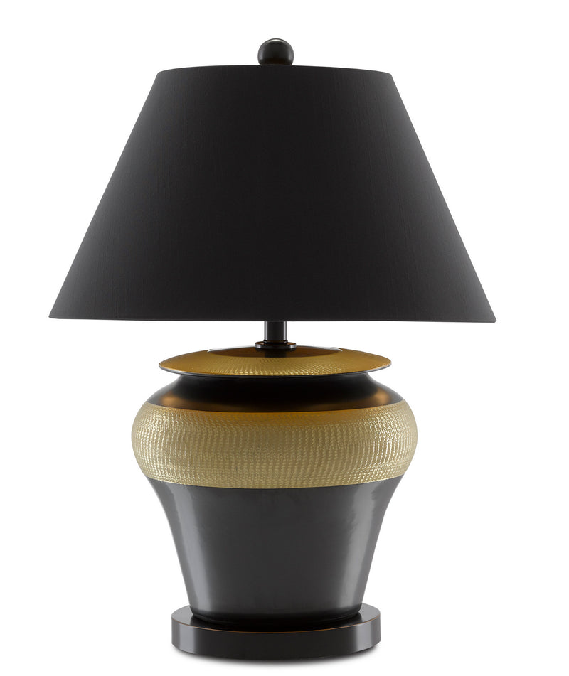 Currey and Company - 6000-0600 - One Light Table Lamp - Winkworth - Gold/Black