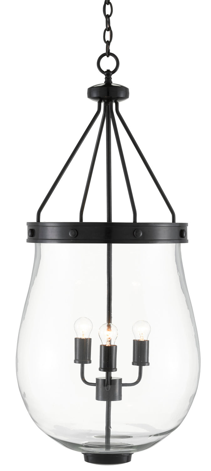 Currey and Company - 9000-0597 - Three Light Lantern - Darius - Bronze