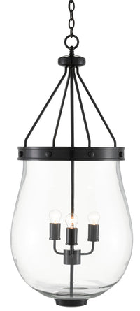 Currey and Company - 9000-0597 - Three Light Lantern - Darius - Bronze