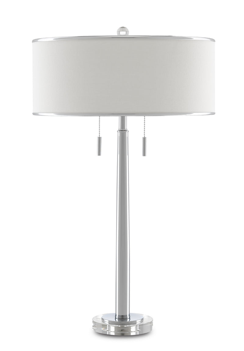 Currey and Company - 6000-0653 - Two Light Table Lamp - Lafew - Chrome
