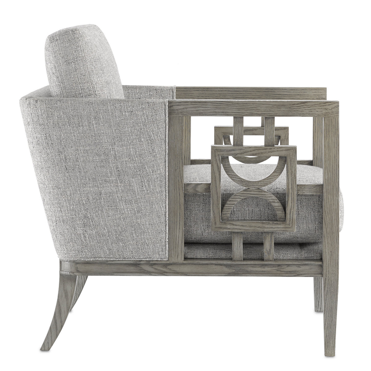 Currey and Company - 7000-0422 - Chair - Royce - Winter Gray