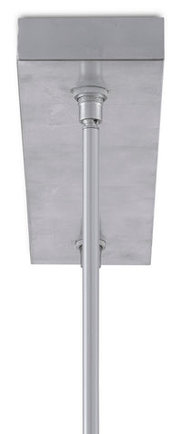Currey and Company - 9000-0747 - Six Light Chandelier - Valerio - Silver Leaf
