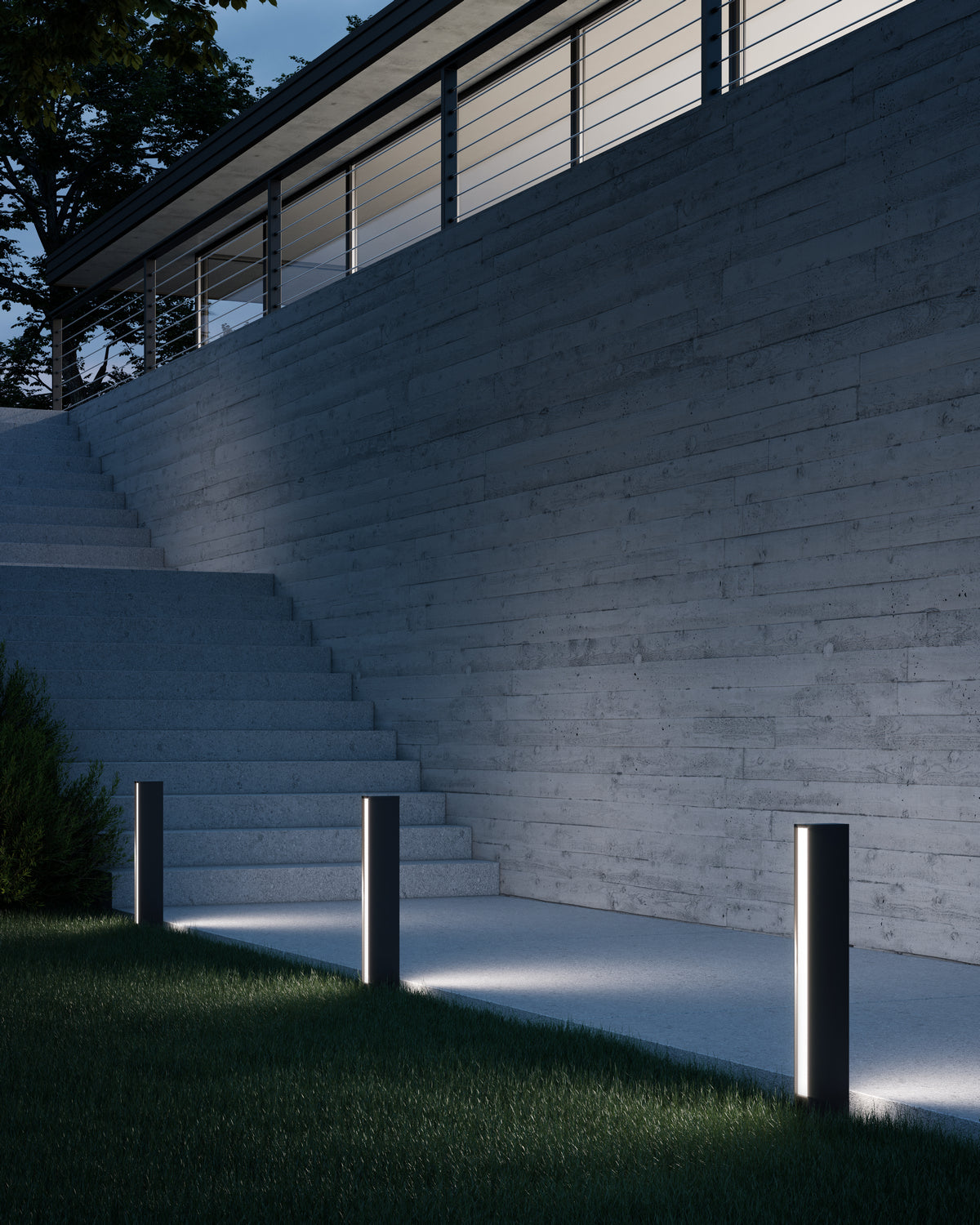 Kuzco Lighting - EB39924-BK - LED Bollard - Loki - Black