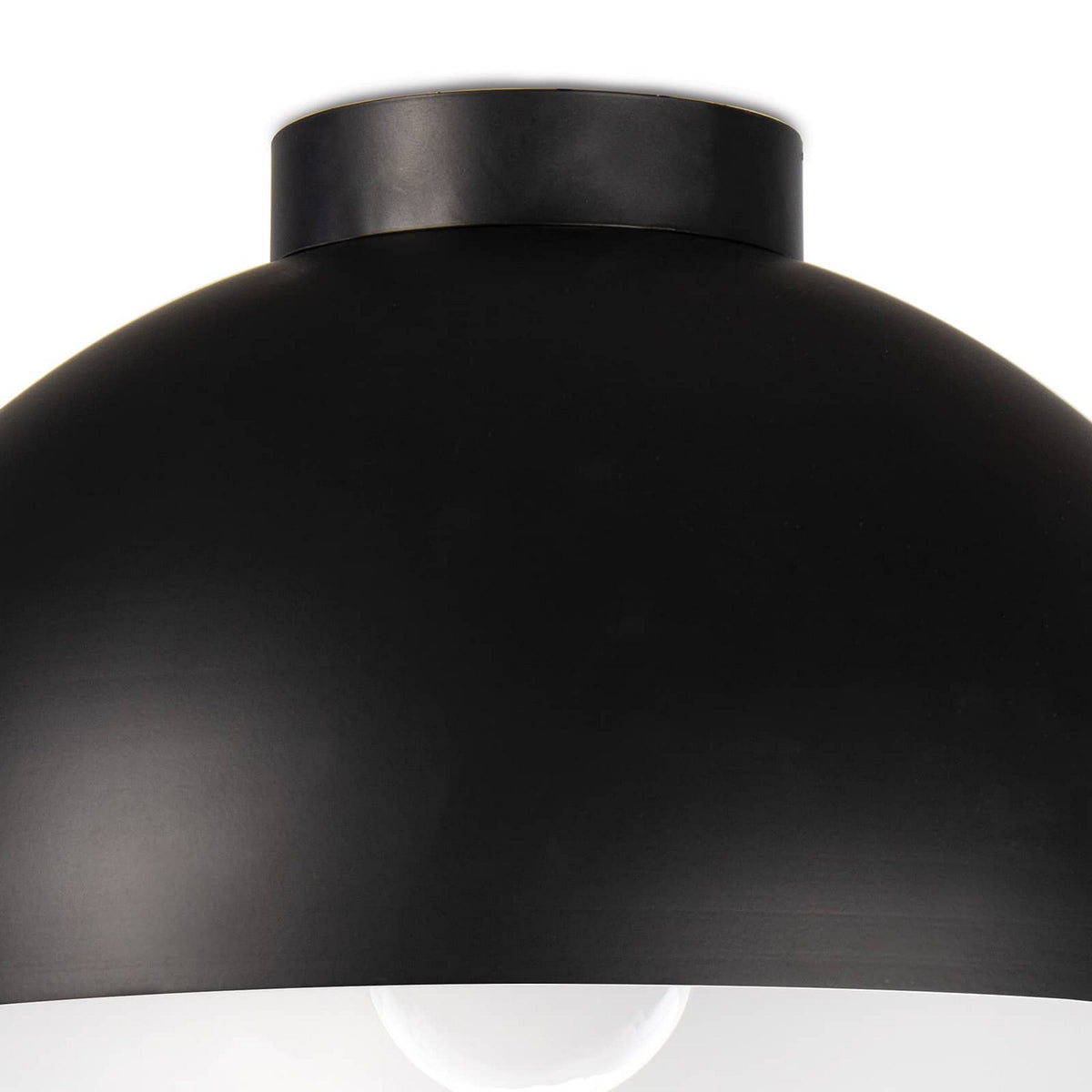 Regina Andrew - 17-1025BLK - One Light Flush Mount - Peridot - Black