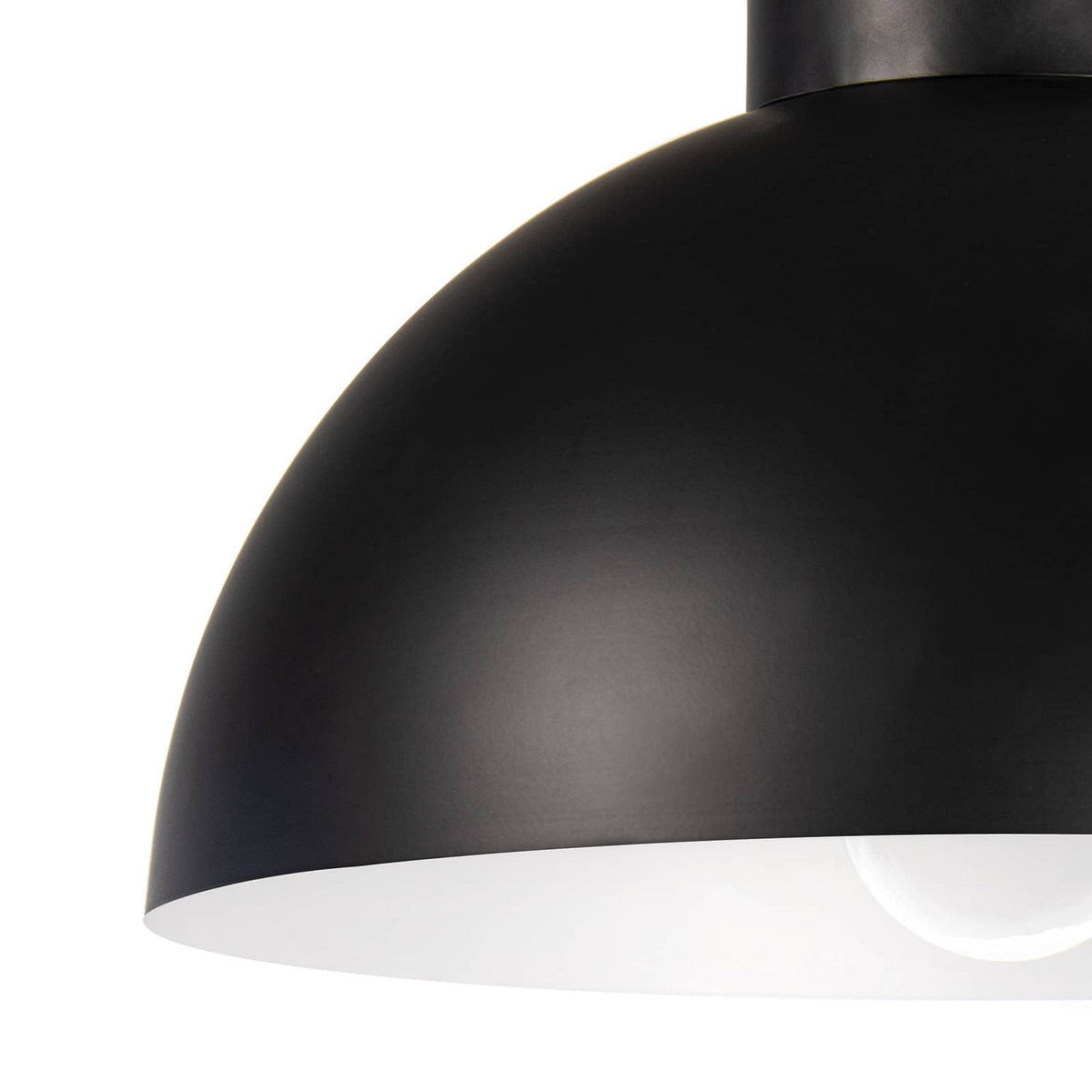 Regina Andrew - 17-1025BLK - One Light Flush Mount - Peridot - Black