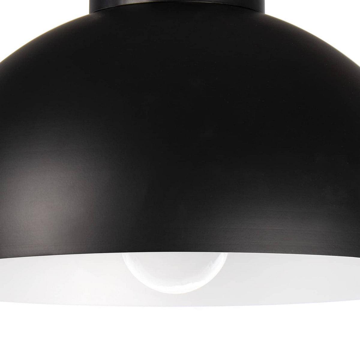 Regina Andrew - 17-1025BLK - One Light Flush Mount - Peridot - Black