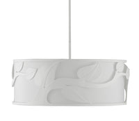 Currey and Company - 9000-0794 - Three Light Chandelier - Plumeria Collection - Gesso White