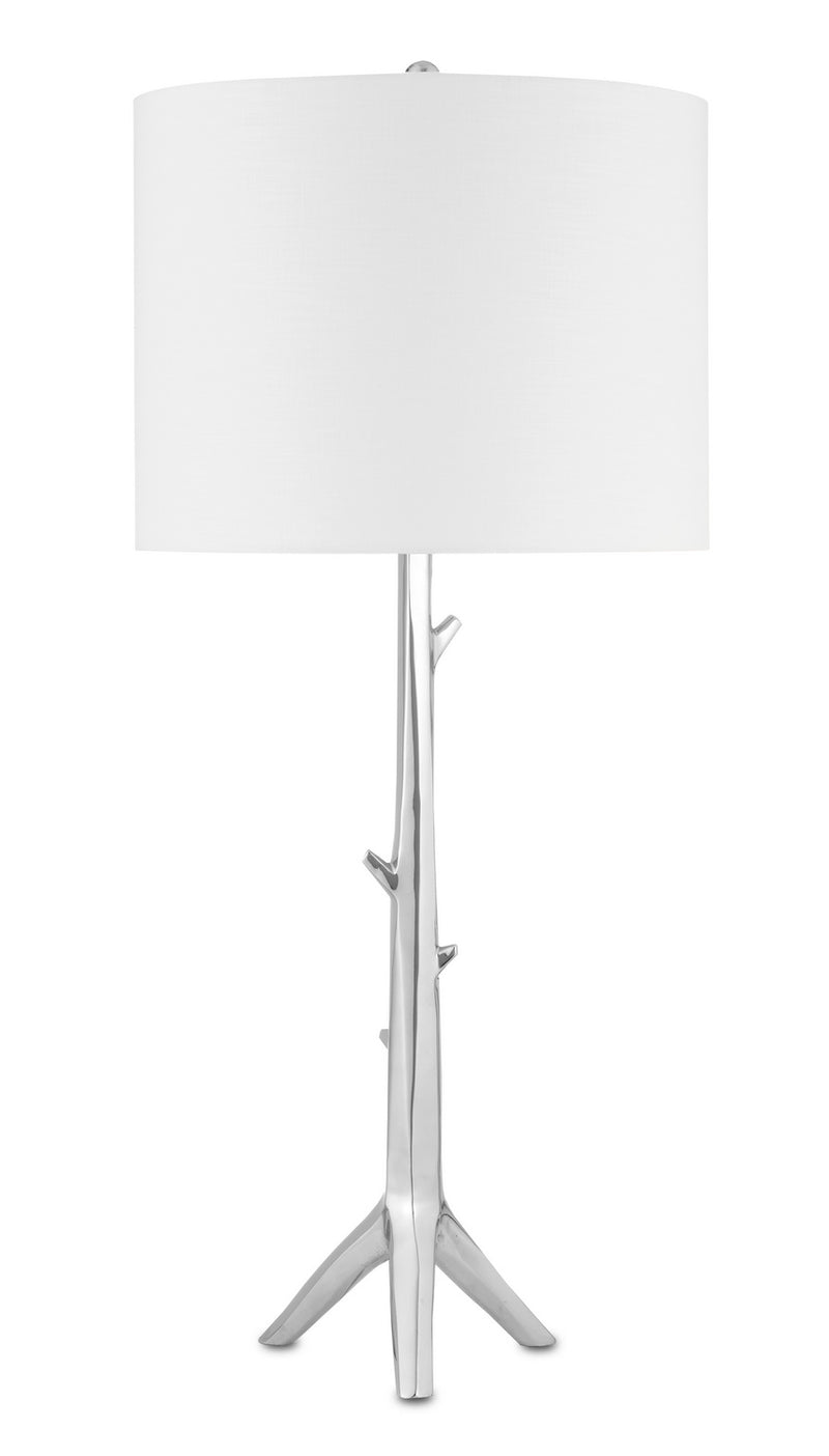 Currey and Company - 6000-0708 - One Light Table Lamp - Nickel