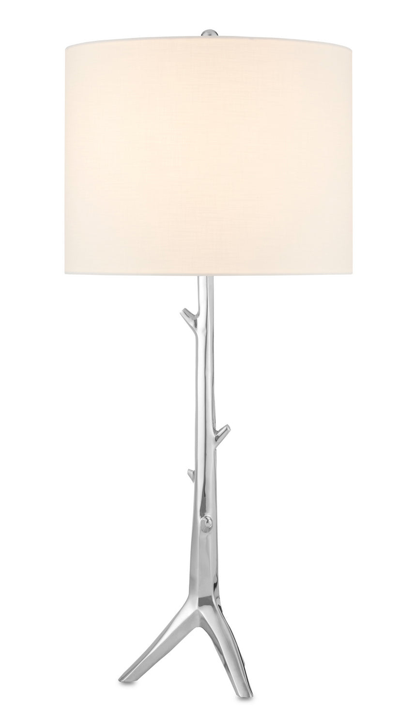 Currey and Company - 6000-0708 - One Light Table Lamp - Nickel