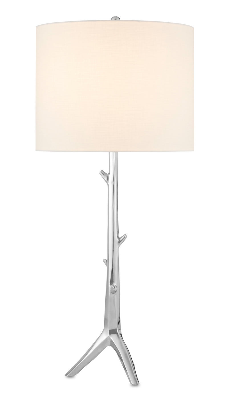 Currey and Company - 6000-0708 - One Light Table Lamp - Nickel
