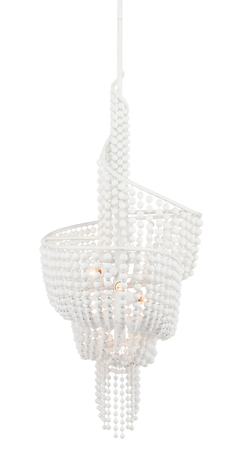 Currey and Company - 9000-0839 - Eight Light Chandelier - Gesso White