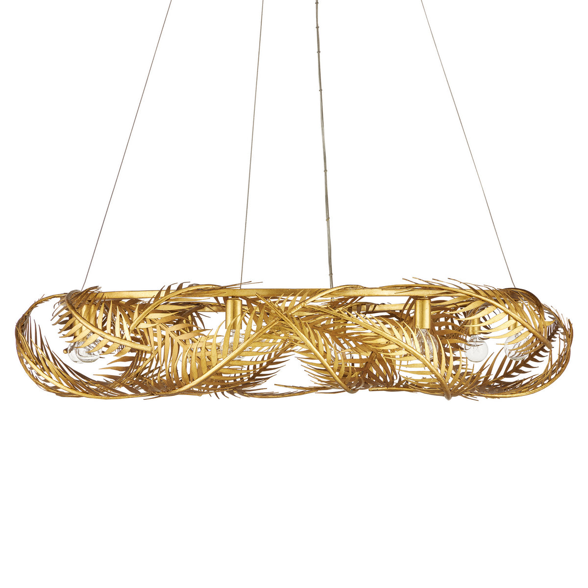 Currey and Company - 9000-0937 - Eight Light Chandelier - Aviva Stanoff - Contemporary Gold Leaf/Painted Contemporary Gold